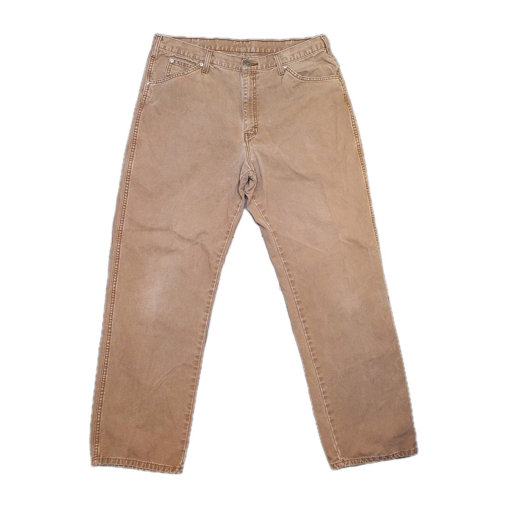 Vintage Dickies Duck Canvas Pants Mens Brown 36×32 90s Y2K Workwear